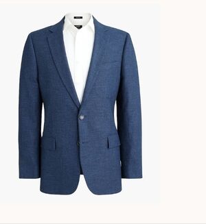 J Crew Factory Slim-fit Thompson cotton suit jacket CA455 Size 40S